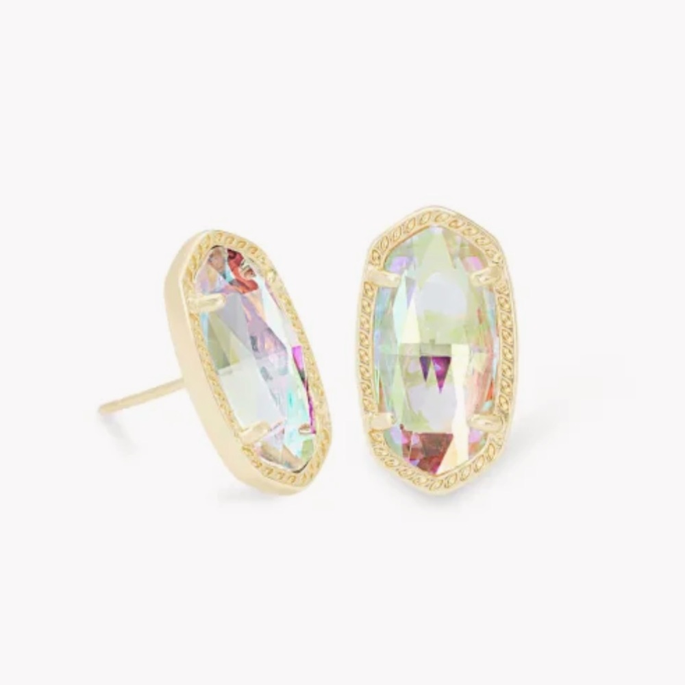 Gorgeous Kendra Scott Ellie stud in dichroic glass